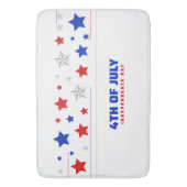 4th of July Independence Day Badmat (Voorkant Verticaal)