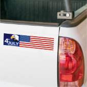 4th of July Independence Day Bumpersticker (Op Truck)