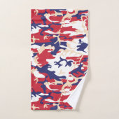4th of July, Independence day, Camouflage Beige Bad Handdoek (Handdoek)
