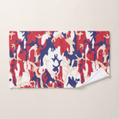 4th of July, Independence day, Camouflage Beige Bad Handdoek (Handdoek)