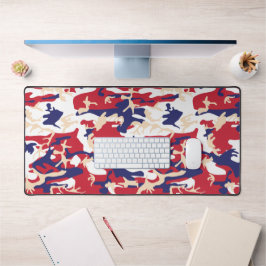 4th of July, Independence day, Camouflage Beige Bureaumat