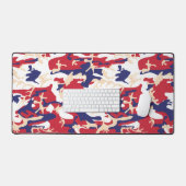 4th of July, Independence day, Camouflage Beige Bureaumat (Keyboard & Muis)