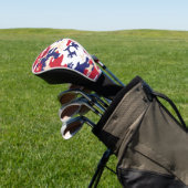 4th of July, Independence day, Camouflage Beige Golfheadcover (Insitu)