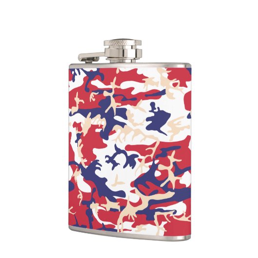 4th of July, Independence day, Camouflage Beige Heupfles (Links)