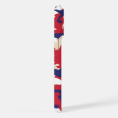 4th of July, Independence day, Camouflage Beige iPhone Hoesje (Rechterkant)