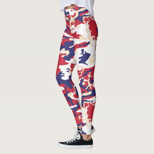 4th of July, Independence day, Camouflage Beige Leggings (Links)