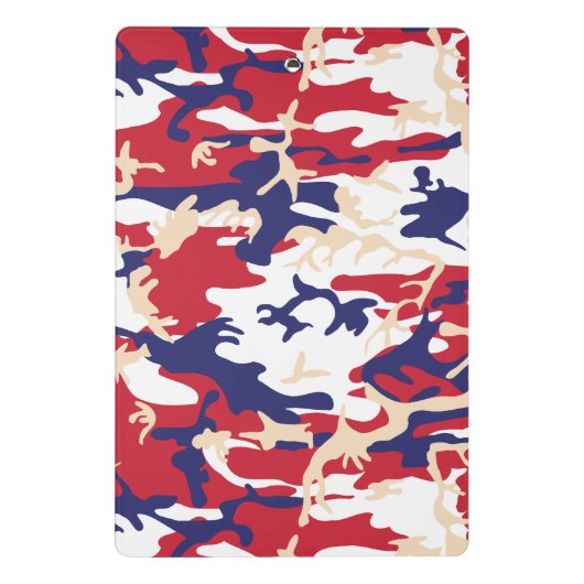 4th of July, Independence day, Camouflage Beige Mini Klembord (Achterkant)