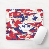 4th of July, Independence day, Camouflage Beige Muismat (Met muis)