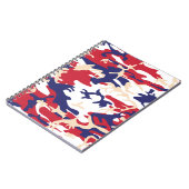 4th of July, Independence day, Camouflage Beige Notitieboek (Linkerzijde)
