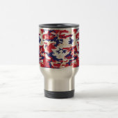 4th of July, Independence day, Camouflage Beige Reisbeker (Center)