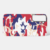 4th of July, Independence day, Camouflage Beige Samsung Galaxy Hoesje (Achterkant horizontaal)