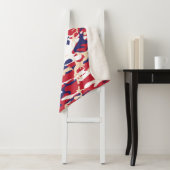 4th of July, Independence day, Camouflage Beige Sherpa Deken (In situ)