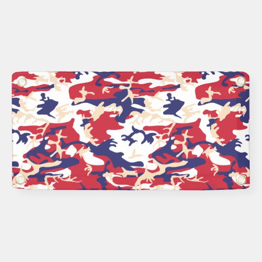4th of July, Independence day, Camouflage Beige Spandoek (Horizontaal)