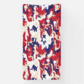 4th of July, Independence day, Camouflage Beige Spandoek (Verticaal)