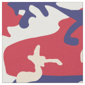 4th of July, Independence day, Camouflage Beige Stof (Close Up)