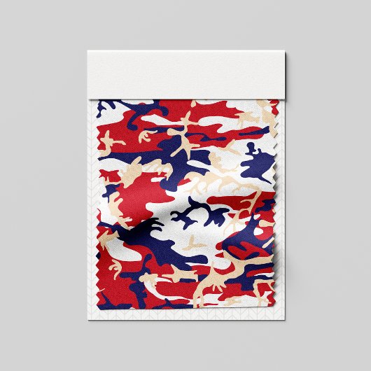 4th of July, Independence day, Camouflage Beige Stof