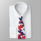 4th of July, Independence day, Camouflage Beige Stropdas (Gebonden)