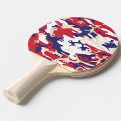 4th of July, Independence day, Camouflage Beige Tafeltennisbatje (Voorkant Gekanteld)