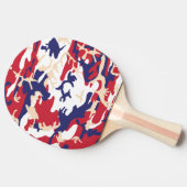 4th of July, Independence day, Camouflage Beige Tafeltennisbatje (Zijkant)