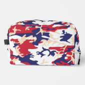 4th of July, Independence day, Camouflage Beige Toilettasje (Voorkant)