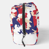 4th of July, Independence day, Camouflage Beige Toilettasje (Rechts)