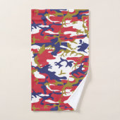 4th of July, Independence day, Camouflage Gold Bad Handdoek (Handdoek)