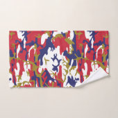 4th of July, Independence day, Camouflage Gold Bad Handdoek (Handdoek)