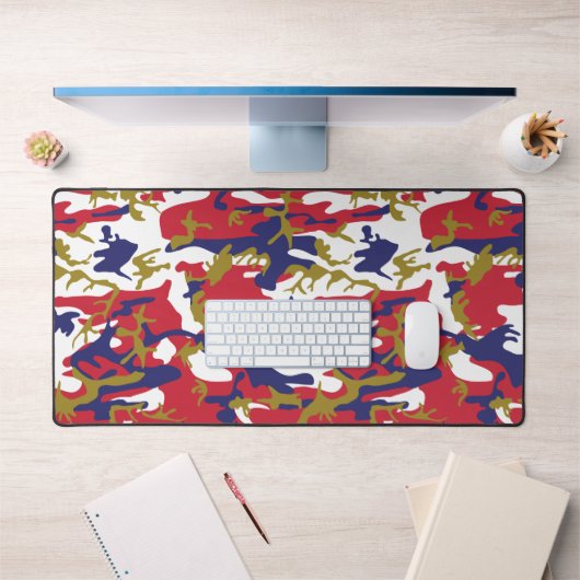 4th of July, Independence day, Camouflage Gold Bureaumat (Kantoor 1)