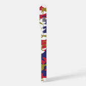 4th of July, Independence day, Camouflage Gold iPhone Hoesje (Linkerkant)