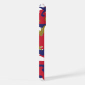 4th of July, Independence day, Camouflage Gold iPhone Hoesje (Rechterkant)