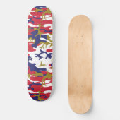 4th of July, Independence day, Camouflage Gold Persoonlijk Skateboard (Voorkant)