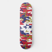 4th of July, Independence day, Camouflage Gold Persoonlijk Skateboard (Voorkant)