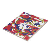 4th of July, Independence day, Camouflage Gold Tegeltje (Zijkant)