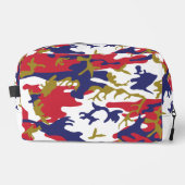 4th of July, Independence day, Camouflage Gold Toilettasje (Voorkant)