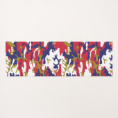 4th of July, Independence day, Camouflage Gold Yogamat (Achterkant (horizontaal))
