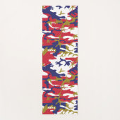 4th of July, Independence day, Camouflage Gold Yogamat (Voorkant)