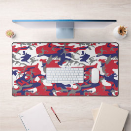 4th of July, Independence day, Camouflage Gray Bureaumat