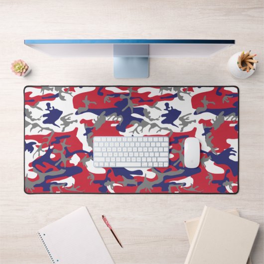 4th of July, Independence day, Camouflage Gray Bureaumat (Kantoor 1)