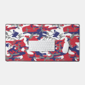 4th of July, Independence day, Camouflage Gray Bureaumat (Keyboard & Muis)