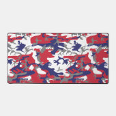 4th of July, Independence day, Camouflage Gray Bureaumat (Voorkant)
