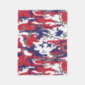 4th of July, Independence day, Camouflage Gray Fleece Deken (Voorkant)