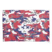 4th of July, Independence day, Camouflage Gray Kussensloop (Voorkant)