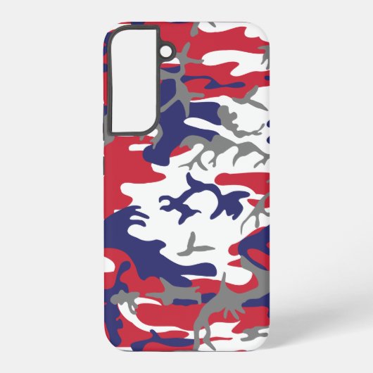 4th of July, Independence day, Camouflage Gray Samsung Galaxy Hoesje (Achterkant)