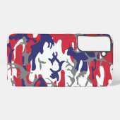 4th of July, Independence day, Camouflage Gray Samsung Galaxy Hoesje (Achterkant horizontaal)