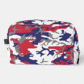 4th of July, Independence day, Camouflage Gray Toilettasje (Voorkant)