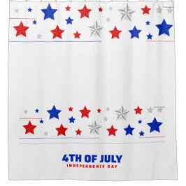 4th of July Independence Day Douchegordijn