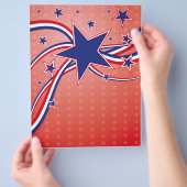 4th of July - Independence Day Flyer (Hand)