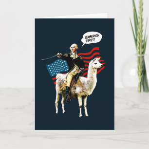 4th of July Independence Day Funny Ll-America Gift Kaart