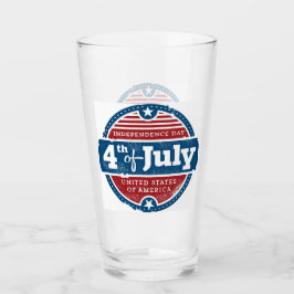 4th of july independence day glas