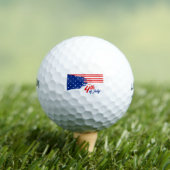 4th of July - Independence Day Golfballen (Insitu Shirt)